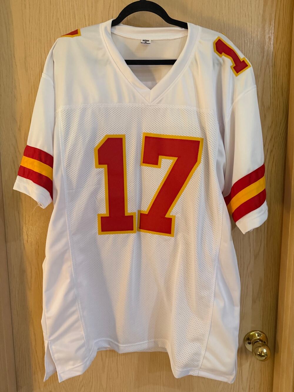 Richie James Signed Chiefs #17 Jersey XL Beckett Super Bowl LVIII